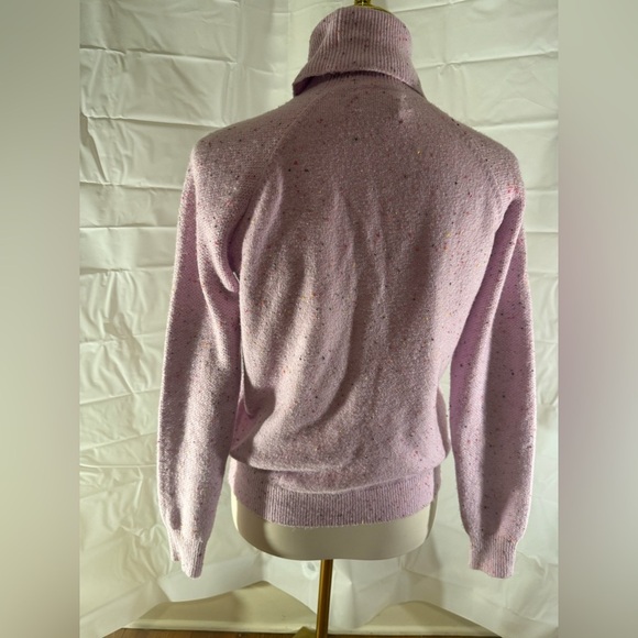 LOFT Dusty Pink Turtleneck Sweater - Picture 2 of 7